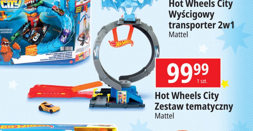 Tor samochodowy Hot wheels promocja w Selgros