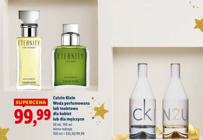 Woda perfumowana dla mężczyzn Eternity promocja w Lidl