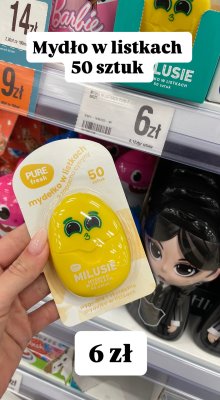 Mydło w listkach PURE fresh Milusie promocja w Dealz