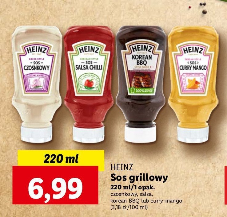 Sos korean bbq Heinz promocja