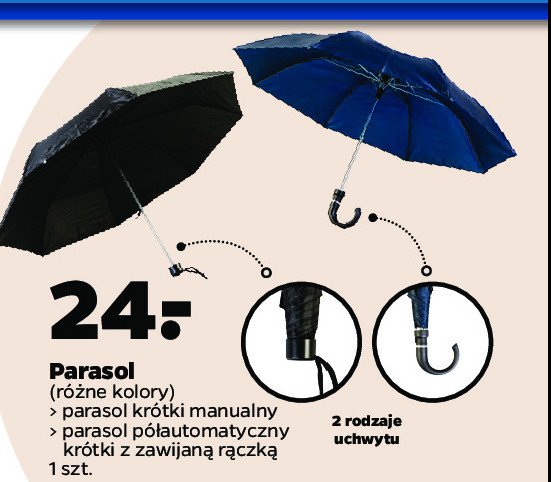 Parasol p贸艂automatyczny promocja