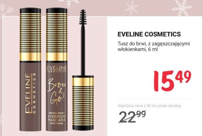 Tusz do brwi z zagęszczającymi włókienkami  promocja w Rossmann