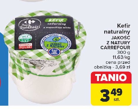 Kefir Carrefour targ świeżości promocja