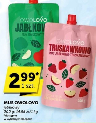 Mus owolovo jabłkowy promocja w Groszek