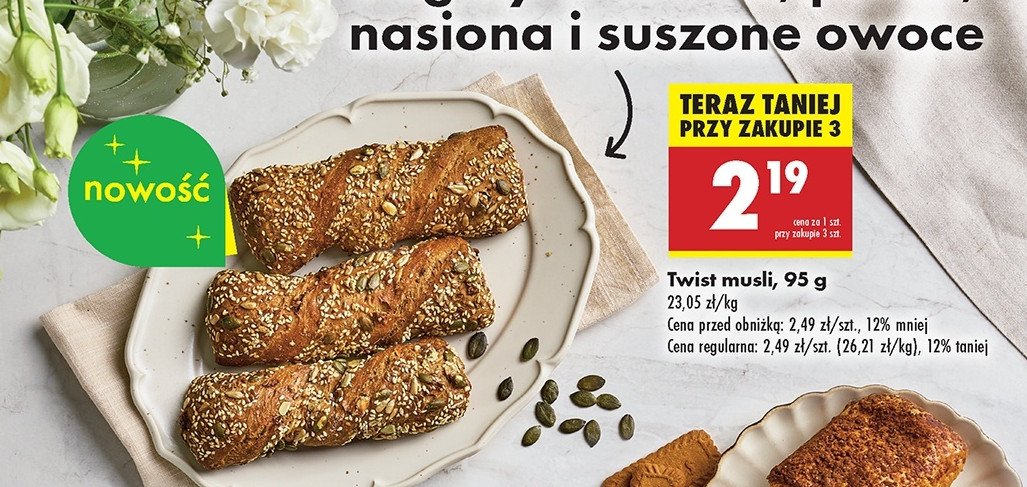 Twist musli promocja w Biedronka
