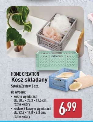 Kosz sk艂adany 30.5 x 20.3 x 12.5 cm Home creation promocja