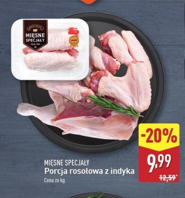Porcja rosołowa z indyka Mięsne specjały zawsze świeże promocja