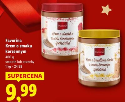 Krem o smaku korzennym smooth promocja w Lidl