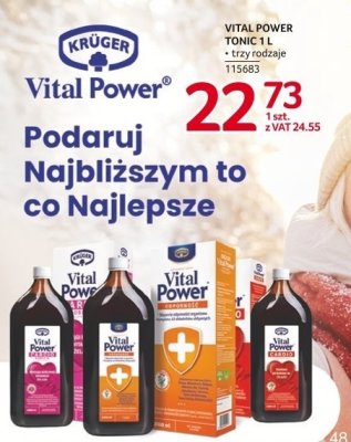 Napój Vital Power Tonic 1 l promocja w Selgros