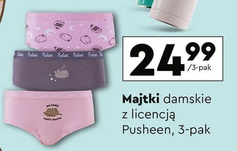 Majtki damskie pusheen promocja w Biedronka