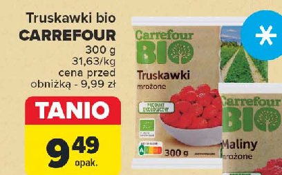 Truskawki Carrefour bio promocja