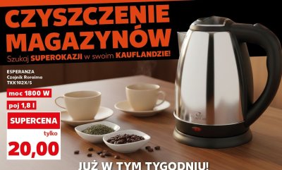 Czajnik Roraima TKK102X/S promocja w Kaufland