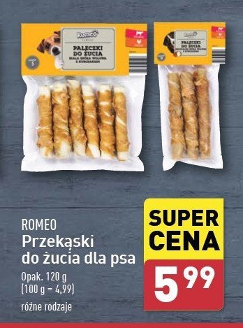 Przekąska do żucia z kaczką Romeo (karma) promocja