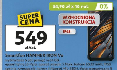 Smartfon HAMMER IRON Va promocja w Auchan