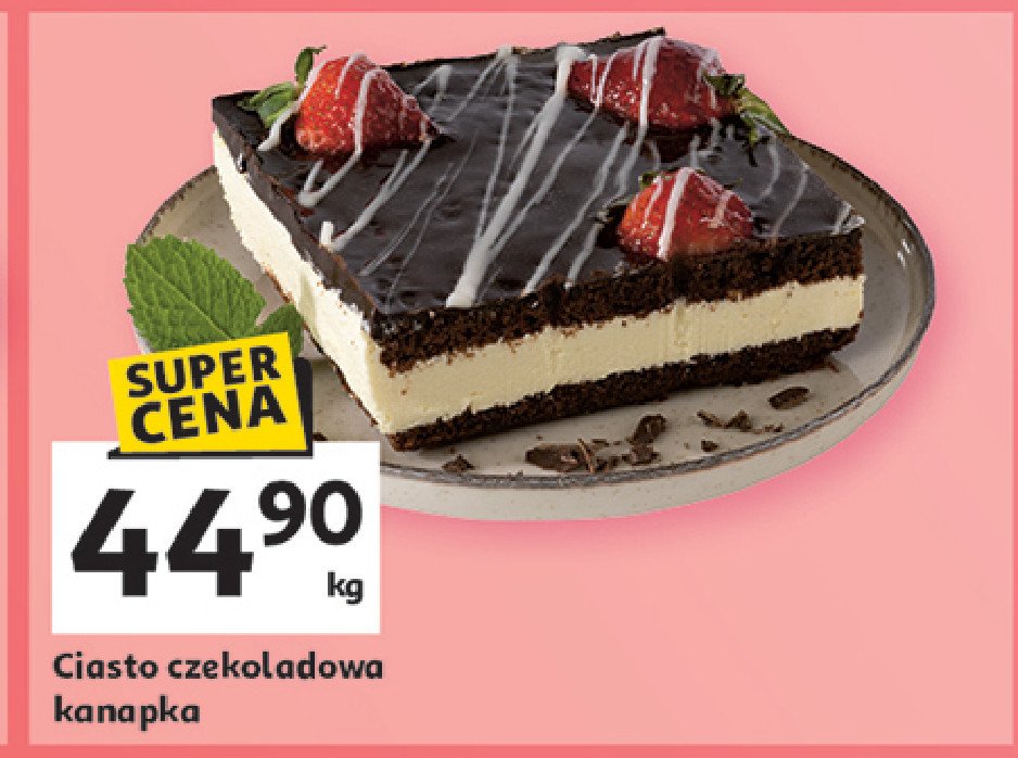 Ciasto czekoladowa kanapka promocja w Auchan
