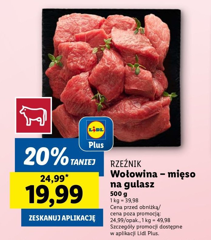 Gulasz wo艂owy Rze藕nik codzienna dostawa promocja