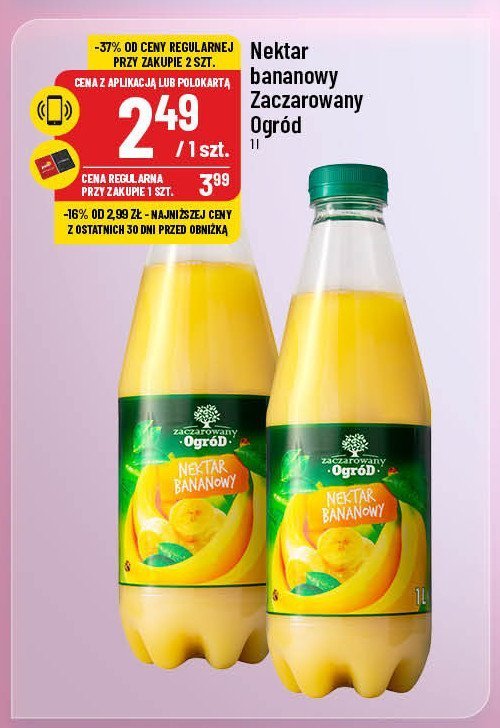 Nektar bananowy Zaczarowany ogród promocja