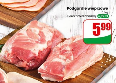 Podgardle wieprzowe promocja w Dino