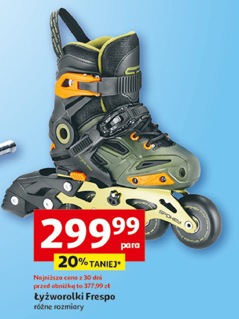 Łyżworolki frespo Spokey promocja w Auchan