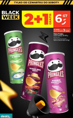 Chipsy Pringles Prawn Cocktail Flavour promocja w Dealz