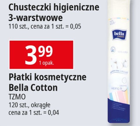 Płatki kosmetyczne Bella cotton promocja