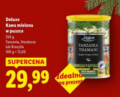 Kawa mielona w puszce Honduras  promocja w Lidl