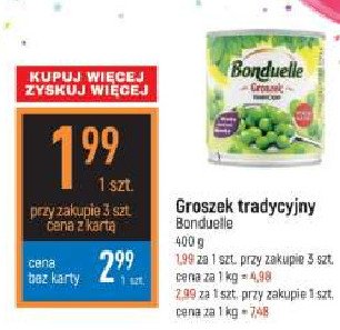 Groszek zielony Bonduelle promocja