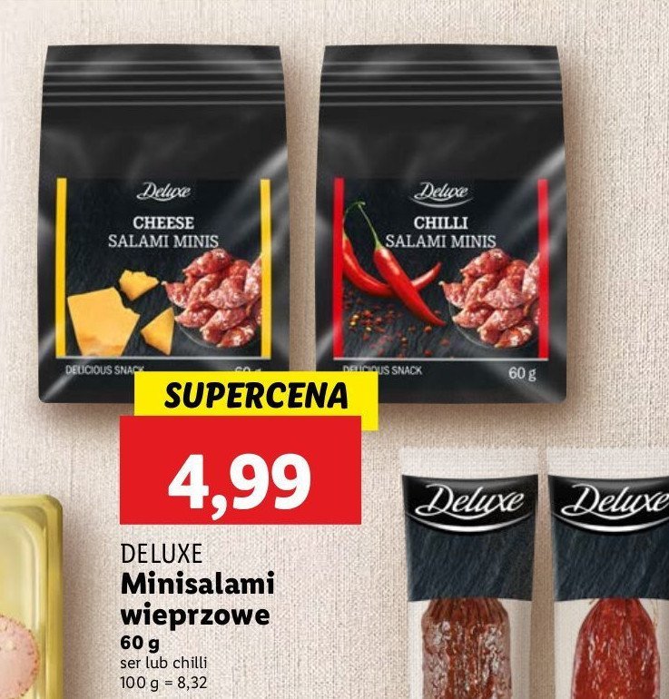 Salami minis chilli Deluxe promocja