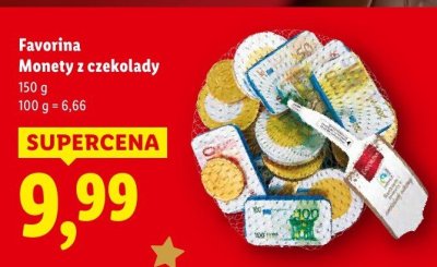 Monety z czekolady promocja w Lidl
