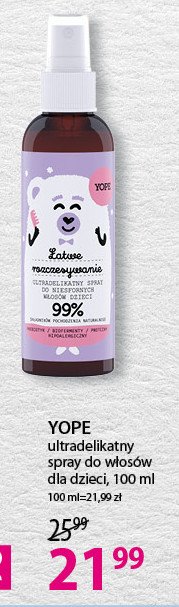 Łatwe rozczesywanie szampon Yope promocja