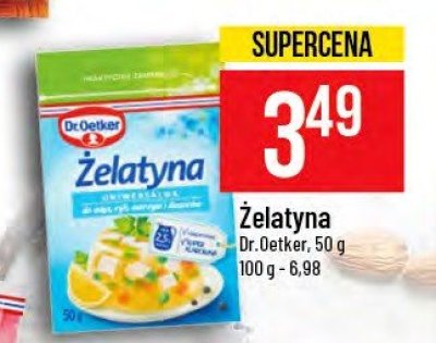 Żelatyna uniwersalna Dr. oetker promocja