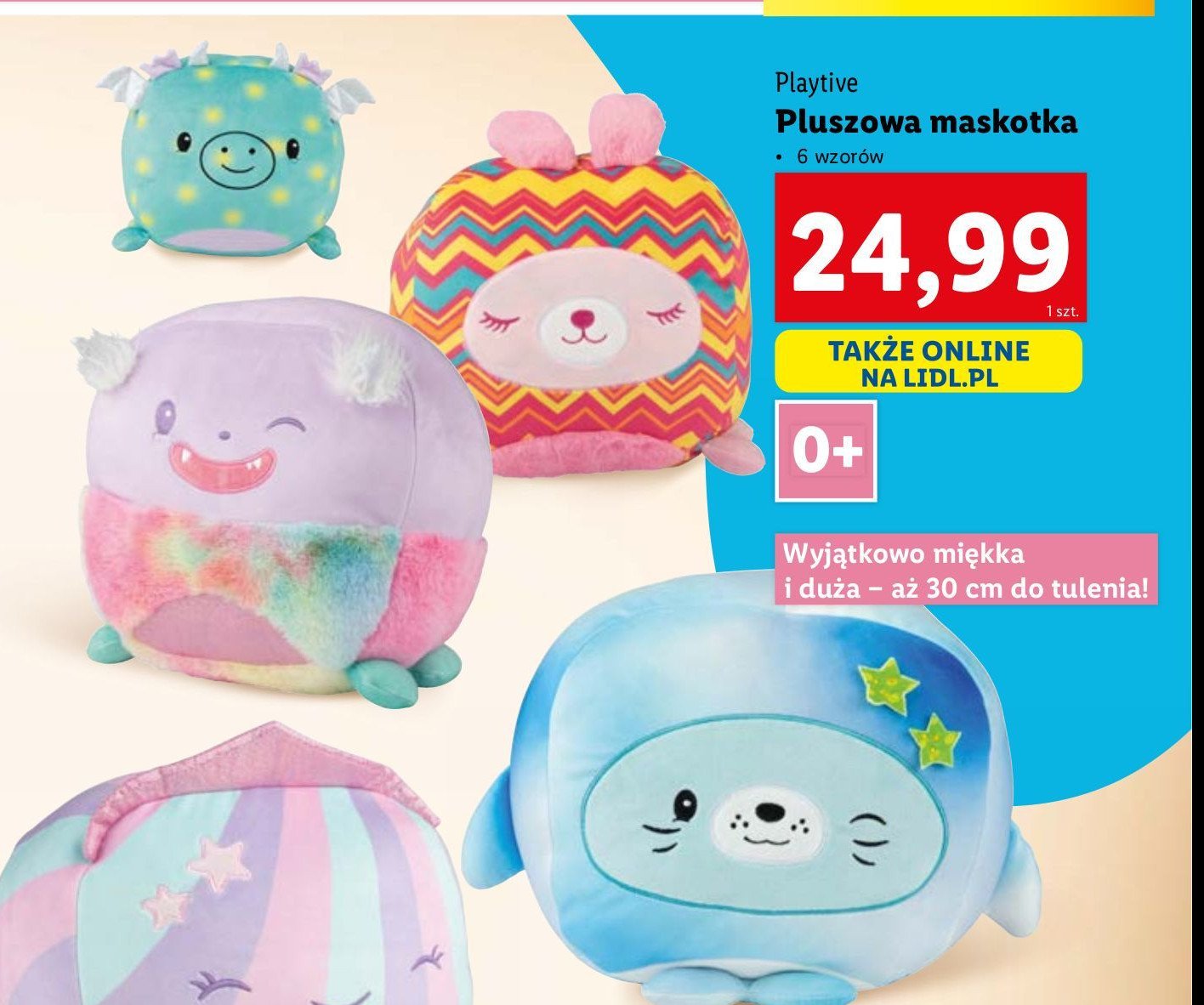 Maskotka pluszowa Play tive promocja w Lidl