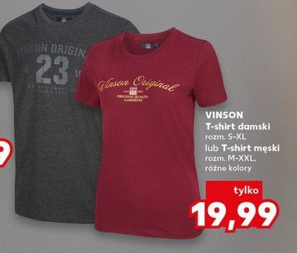 T-shirt damski s-xl VINSON promocja