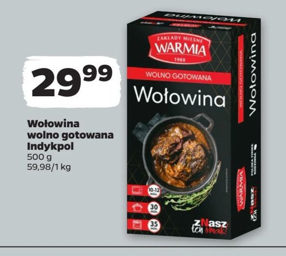 Wołowina wolno gotowana Warmia promocja