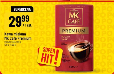 Kawa mielona MK Café Premium Strauss Cafe promocja w POLOmarket
