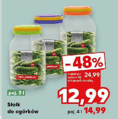 Słoik do ogórków 4 l Florentyna promocja