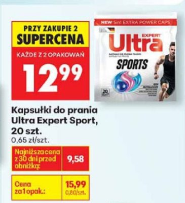 Kapsułki do prania Expert Sport, 20 szt. promocja w Biedronka