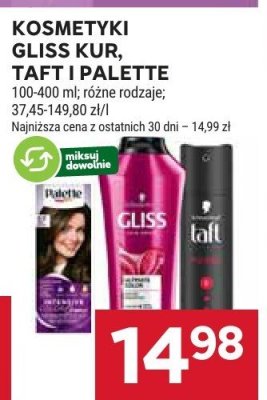 Kosmetyki Gliss Kur, Taft, Palette różne rodzaje promocja w Stokrotka
