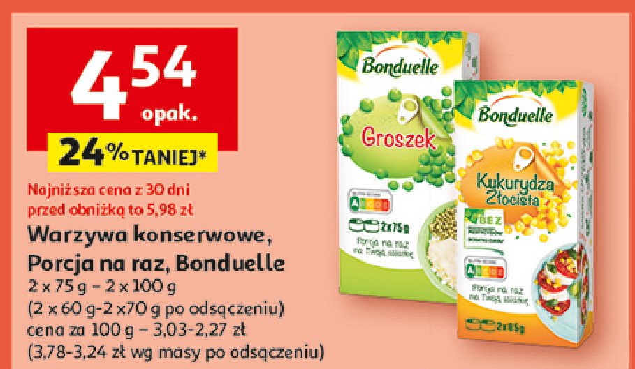 Kukurydza słocista Bonduelle promocja