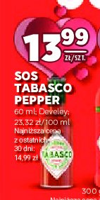 Sos pepper sauce Tabasco promocja