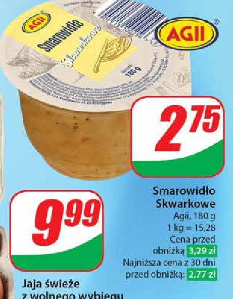 Smarowidło skwarkowe Agii promocja