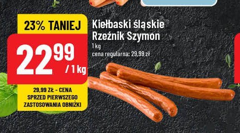 Kiełbaski śląskie Rzeźnik szymon poleca promocja