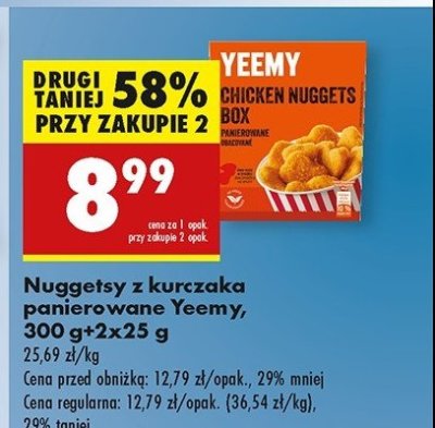 Nuggetsy w panierce Yeemy promocja
