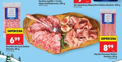 Wędlina Rosette De Lyon Delice Gaulois promocja w Biedronka