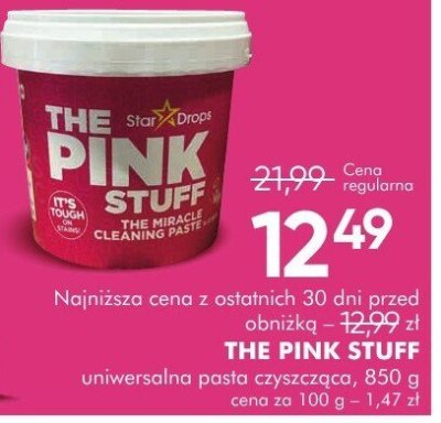 Pasta czyszcząca The Pink Stuff 850 g promocja w Super-Pharm