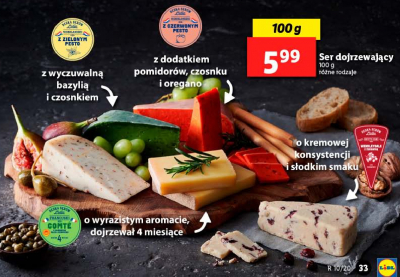Ser dojrzewający kremowy słodki promocja