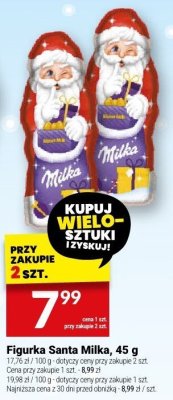 Figurka Santa Milka, 45 g promocja w Twój Market