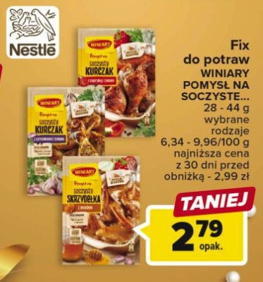 Soczystego kurczaka z czosnkiem i ziołami Winiary pomysł na ... promocja