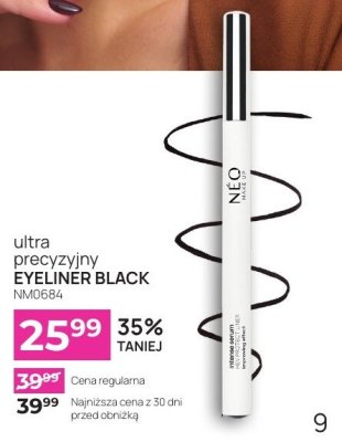 Eyeliner ultra precyzyjny Black NM0684 promocja w NEONAIL & NEO MAKE UP