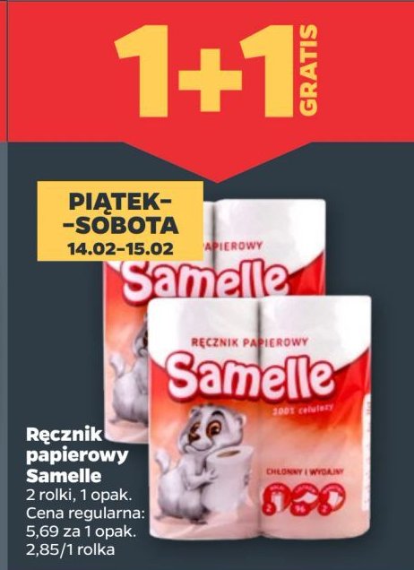 Recznik papierowy Samelle promocja